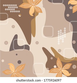 Diseño de patrones de bufanda de seda con estilo abstracto floral y geométrico. Diseño útil para hijab, pañuelo, bandana, tela, moda, chal, papel pintado, cubierta de cama, etc.