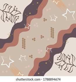 Silk scarf pattern design with floral and geometric abstract style useful for hijab, kerchief, bandana, fabric, fashion, shawl, wallpaper, bed cover, etc