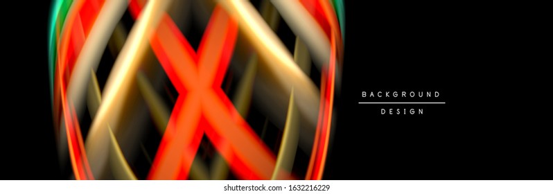Diseño de afiches de ondas de flujo suave y seda. Olas de color, líneas de estilo líquido y formas de fondo de color negro. Ilustración vectorial para papel de escritorio, pancarta, fondo, tarjeta, libro, ilustración, aterrizaje