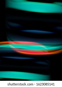 Silk smooth lines on black, liquid fluid color waves. Vector Illustration For Wallpaper, Banner, Background, Card, Book, Illustration, landing page, cover, placard, poster, banner, flyer, design
