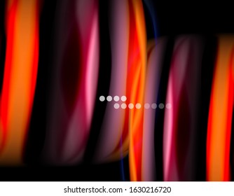 Seda líneas suaves sobre ondas de color líquido y negro. Ilustración vectorial para papel tapiz, cartel, fondo, tarjeta, libro, ilustración, página de inicio, portada, cartel, cartel, pancarta, volante, diseño