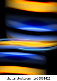 Líneas suaves de seda sobre ondas de color líquido negro. Ilustración vectorial para papel tapiz, pancarta, fondo, tarjeta, libro, ilustración, página de inicio, portada, cartel, cartel, pancarta, volante, diseño