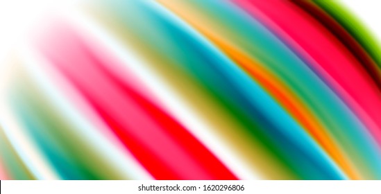 Seide glatte Linien auf weißen, flüssigen Farbwellen. Vektorgrafiken für Tapeten, Banner, Hintergrund, Karte, Buch, Illustration, Landungsseite, Abdeckung, Plakat, Plakat, Banner, Flyer, Design