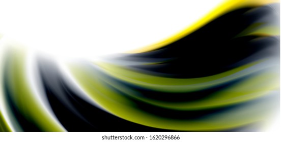 Silk smooth lines on white, liquid fluid color waves. Vector Illustrations For Wallpaper, Banner, Background, Card, Book, Illustration, landing page, cover, placard, poster, banner, flyer, design