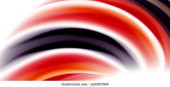 Silk smooth lines on white, liquid fluid color waves. Vector Illustrations For Wallpaper, Banner, Background, Card, Book, Illustration, landing page, cover, placard, poster, banner, flyer, design