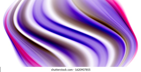 Seda líneas suaves sobre ondas de color líquido y blanco. Ilustraciones vectoriales para papel tapiz, cartel, fondo, tarjeta, libro, ilustración, página de inicio, portada, cartel, cartel, pancarta, volante, diseño