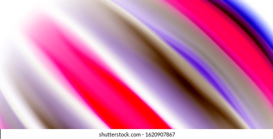 Seda líneas suaves sobre ondas de color líquido y blanco. Ilustraciones vectoriales para papel tapiz, cartel, fondo, tarjeta, libro, ilustración, página de inicio, portada, cartel, cartel, pancarta, volante, diseño