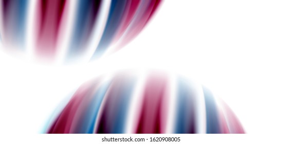 Silk smooth lines on white, liquid fluid color waves. Vector Illustrations For Wallpaper, Banner, Background, Card, Book, Illustration, landing page, cover, placard, poster, banner, flyer, design