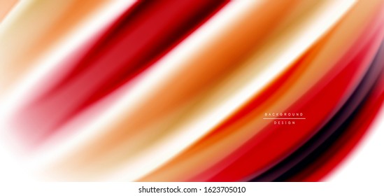 Silk smooth lines on white, liquid fluid color waves. Vector Illustrations For Wallpaper, Banner, Background, Card, Book, Illustration, landing page, cover, placard, poster, banner, flyer, design