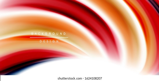 Seide glatte Linien auf weißen, flüssigen Farbwellen. Vektorgrafiken für Tapeten, Banner, Hintergrund, Karte, Buch, Illustration, Landungsseite, Abdeckung, Plakat, Plakat, Banner, Flyer, Design