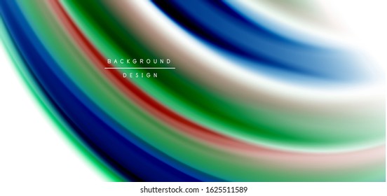 Linhas suaves de seda em ondas de cor fluidas líquidas brancas. Ilustrações de vetor para papel de parede, banner, fundo, cartão, livro, ilustração, landing page, capa, cartaz, cartaz, banner, folheto, design