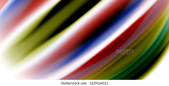 Silk smooth lines on white, liquid fluid color waves. Vector Illustrations For Wallpaper, Banner, Background, Card, Book, Illustration, landing page, cover, placard, poster, banner, flyer, design