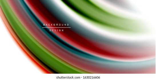 Seda líneas suaves sobre ondas de color líquido y blanco. Ilustraciones vectoriales para papel tapiz, cartel, fondo, tarjeta, libro, ilustración, página de inicio, portada, cartel, cartel, pancarta, volante, diseño