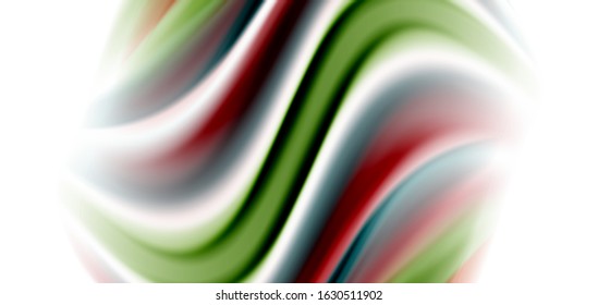 Seda líneas suaves sobre ondas de color líquido y blanco. Ilustraciones vectoriales para papel tapiz, cartel, fondo, tarjeta, libro, ilustración, página de inicio, portada, cartel, cartel, pancarta, volante, diseño