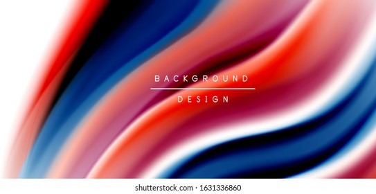 Seide glatte Linien auf weißen, flüssigen Farbwellen. Vektorgrafiken für Tapeten, Banner, Hintergrund, Karte, Buch, Illustration, Landungsseite, Abdeckung, Plakat, Plakat, Banner, Flyer, Design