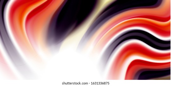 Seide glatte Linien auf weißen, flüssigen Farbwellen. Vektorgrafiken für Tapeten, Banner, Hintergrund, Karte, Buch, Illustration, Landungsseite, Abdeckung, Plakat, Plakat, Banner, Flyer, Design