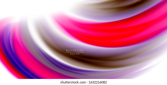 Seda líneas suaves sobre ondas de color líquido y blanco. Ilustraciones vectoriales para papel tapiz, cartel, fondo, tarjeta, libro, ilustración, página de inicio, portada, cartel, cartel, pancarta, volante, diseño