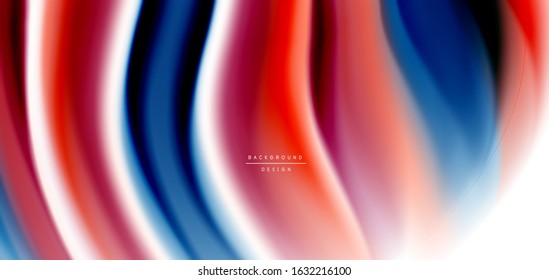 Seda líneas suaves sobre ondas de color líquido y blanco. Ilustraciones vectoriales para papel tapiz, cartel, fondo, tarjeta, libro, ilustración, página de inicio, portada, cartel, cartel, pancarta, volante, diseño
