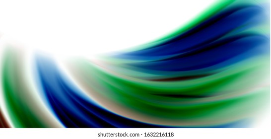 Silk smooth lines on white, liquid fluid color waves. Vector Illustrations For Wallpaper, Banner, Background, Card, Book, Illustration, landing page, cover, placard, poster, banner, flyer, design
