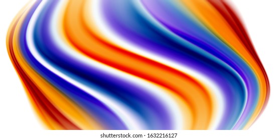 Seide glatte Linien auf weißen, flüssigen Farbwellen. Vektorgrafiken für Tapeten, Banner, Hintergrund, Karte, Buch, Illustration, Landungsseite, Abdeckung, Plakat, Plakat, Banner, Flyer, Design