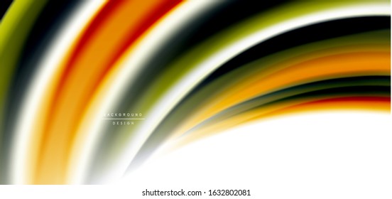 Seide glatte Linien auf weißen, flüssigen Farbwellen. Vektorgrafiken für Tapeten, Banner, Hintergrund, Karte, Buch, Illustration, Landungsseite, Abdeckung, Plakat, Plakat, Banner, Flyer, Design