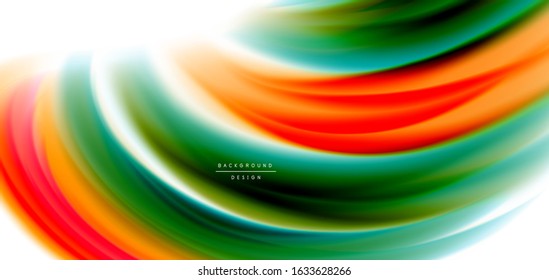 Silk smooth lines on white, liquid fluid color waves. Vector Illustrations For Wallpaper, Banner, Background, Card, Book, Illustration, landing page, cover, placard, poster, banner, flyer, design