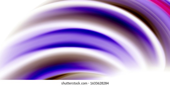 Silk smooth lines on white, liquid fluid color waves. Vector Illustrations For Wallpaper, Banner, Background, Card, Book, Illustration, landing page, cover, placard, poster, banner, flyer, design
