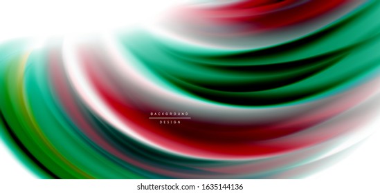 Silk smooth lines on white, liquid fluid color waves. Vector Illustrations For Wallpaper, Banner, Background, Card, Book, Illustration, landing page, cover, placard, poster, banner, flyer, design