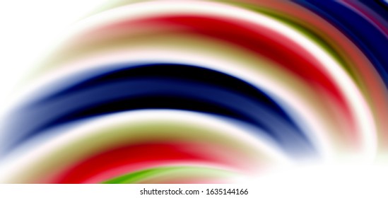Seda líneas suaves sobre ondas de color líquido y blanco. Ilustraciones vectoriales para papel tapiz, cartel, fondo, tarjeta, libro, ilustración, página de inicio, portada, cartel, cartel, pancarta, volante, diseño