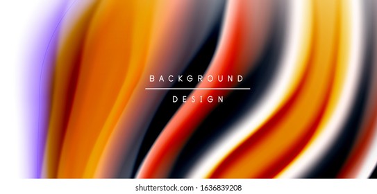 Seide glatte Linien auf weißen, flüssigen Farbwellen. Vektorgrafiken für Tapeten, Banner, Hintergrund, Karte, Buch, Illustration, Landungsseite, Abdeckung, Plakat, Plakat, Banner, Flyer, Design