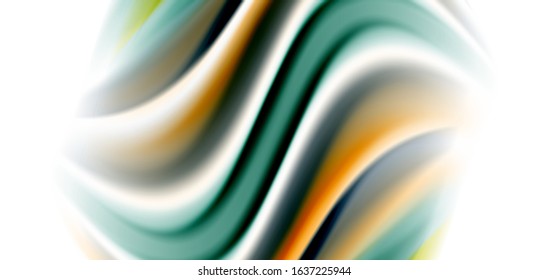Silk smooth lines on white, liquid fluid color waves. Vector Illustrations For Wallpaper, Banner, Background, Card, Book, Illustration, landing page, cover, placard, poster, banner, flyer, design
