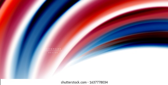 Silk smooth lines on white, liquid fluid color waves. Vector Illustrations For Wallpaper, Banner, Background, Card, Book, Illustration, landing page, cover, placard, poster, banner, flyer, design
