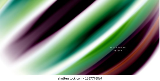 Linhas suaves de seda em ondas de cor fluidas líquidas brancas. Ilustrações de vetor para papel de parede, banner, fundo, cartão, livro, ilustração, landing page, capa, cartaz, cartaz, banner, folheto, design
