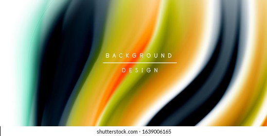 Seda líneas suaves sobre ondas de color líquido y blanco. Ilustraciones vectoriales para papel tapiz, cartel, fondo, tarjeta, libro, ilustración, página de inicio, portada, cartel, cartel, pancarta, volante, diseño