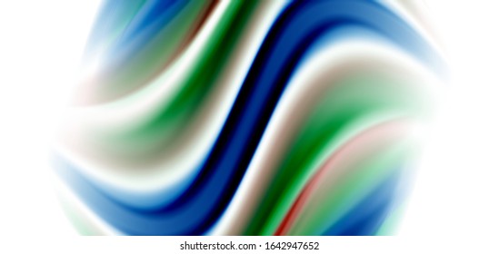 Silk smooth lines on white, liquid fluid color waves. Vector Illustrations For Wallpaper, Banner, Background, Card, Book, Illustration, landing page, cover, placard, poster, banner, flyer, design