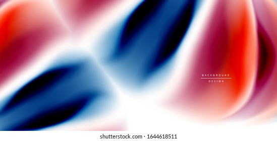 Silk smooth lines on white, liquid fluid color waves. Vector Illustrations For Wallpaper, Banner, Background, Card, Book, Illustration, landing page, cover, placard, poster, banner, flyer, design