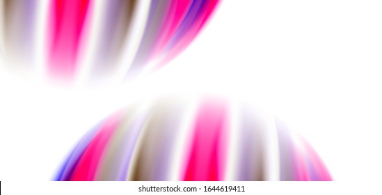 Silk smooth lines on white, liquid fluid color waves. Vector Illustrations For Wallpaper, Banner, Background, Card, Book, Illustration, landing page, cover, placard, poster, banner, flyer, design