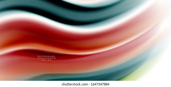 Silk smooth lines on white, liquid fluid color waves. Vector Illustrations For Wallpaper, Banner, Background, Card, Book, Illustration, landing page, cover, placard, poster, banner, flyer, design