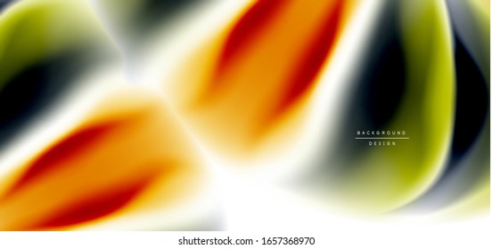 Silk smooth lines on white, liquid fluid color waves. Vector Illustrations For Wallpaper, Banner, Background, Card, Book, Illustration, landing page, cover, placard, poster, banner, flyer, design