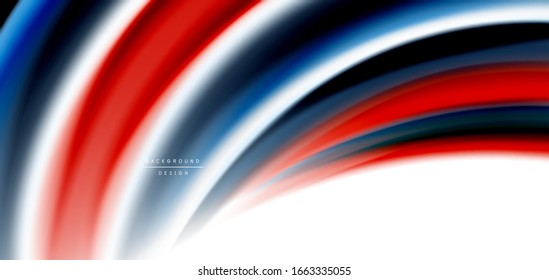 Silk smooth lines on white, liquid fluid color waves. Vector Illustrations For Wallpaper, Banner, Background, Card, Book, Illustration, landing page, cover, placard, poster, banner, flyer, design