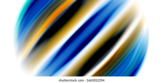 Silk smooth lines on white, liquid fluid color waves. Vector Illustrations For Wallpaper, Banner, Background, Card, Book, Illustration, landing page, cover, placard, poster, banner, flyer, design
