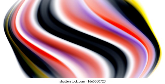 Silk smooth lines on white, liquid fluid color waves. Vector Illustrations For Wallpaper, Banner, Background, Card, Book, Illustration, landing page, cover, placard, poster, banner, flyer, design