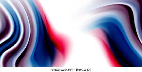 Silk smooth lines on white, liquid fluid color waves. Vector Illustrations For Wallpaper, Banner, Background, Card, Book, Illustration, landing page, cover, placard, poster, banner, flyer, design