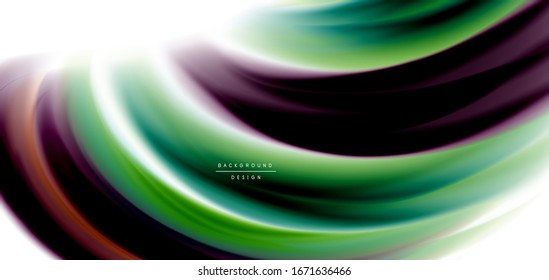 Seide glatte Linien auf weißen, flüssigen Farbwellen. Vektorgrafiken für Tapeten, Banner, Hintergrund, Karte, Buch, Illustration, Landungsseite, Abdeckung, Plakat, Plakat, Banner, Flyer, Design