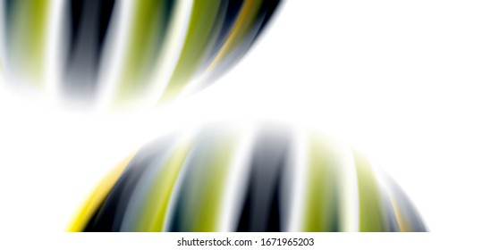 Silk smooth lines on white, liquid fluid color waves. Vector Illustrations For Wallpaper, Banner, Background, Card, Book, Illustration, landing page, cover, placard, poster, banner, flyer, design