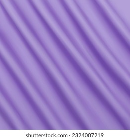 Silk texture, abstract background luxury light purple fabric with wavy folds