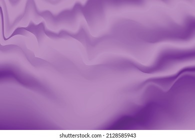 Silk violet background. Abstract vector pattern with copy space. Liquid wave texture, smooth drapery wallpaper. Wedding fabric, satin. Wavy design for banner, card, postcard, backdrop.
