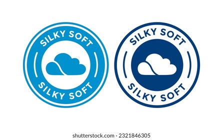 Silky soft logo vector badge. Suitable for business, technology and product label