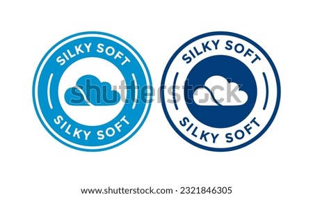 Silky soft logo vector badge. Suitable for business, technology and product label