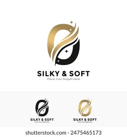 Silky and soft number 0 logo design. Suitable for business, initial name, poster, beauty, salon, fabric and pattern